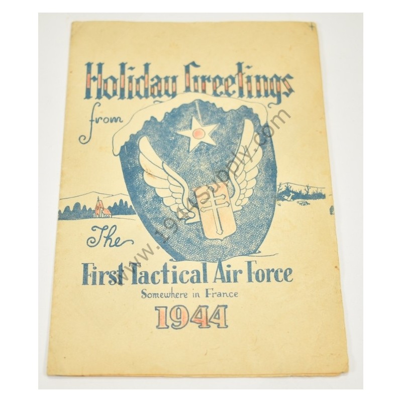 First Tactical Air Force Holiday Greetings card - 1 First Tactical Air Force Holiday Greetings card - 1