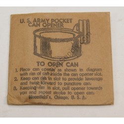 P-38 can opener in wrapper  - 5