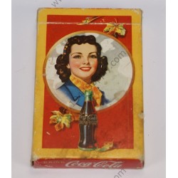 Coca Cola playing cards, Girl with Autumn Leaves  - 5